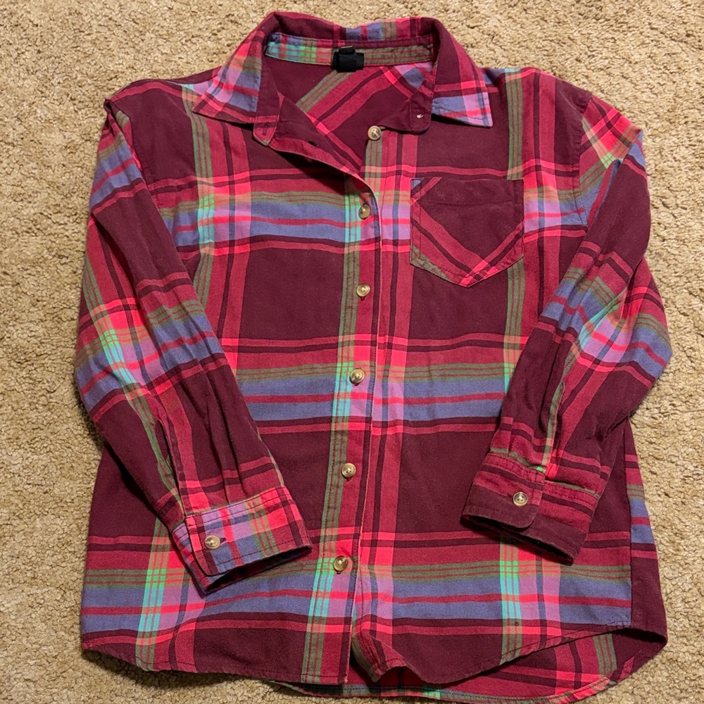 Art Class Oversized Plaid